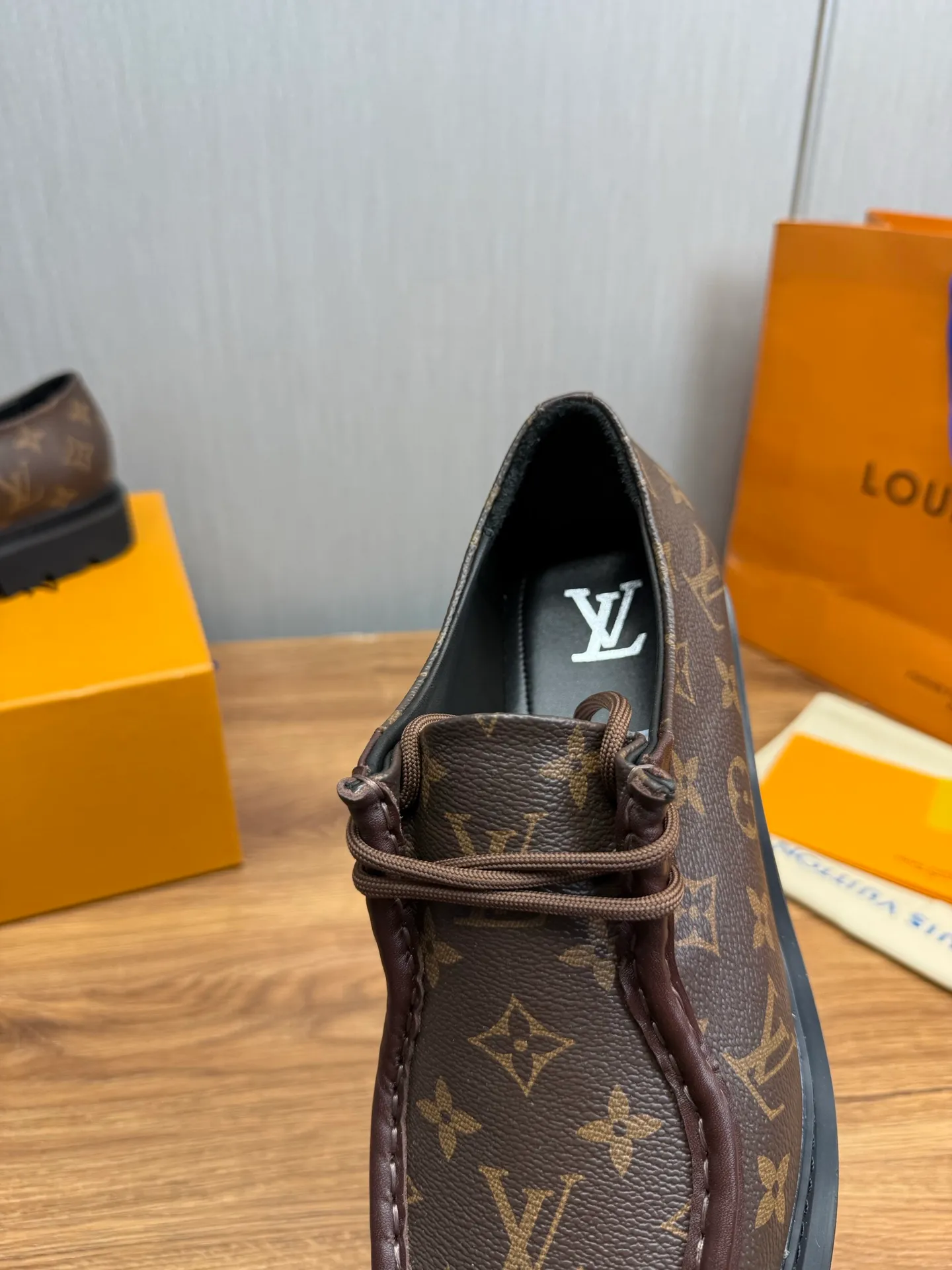 Factory 680💰 LV. Men's business casual leather shoes, all made of imported original brand leather, just to create a more comfortable wearing experience, original non-slip and wear-resistant outsole ✔️16-45 (38.45 non-returnable)